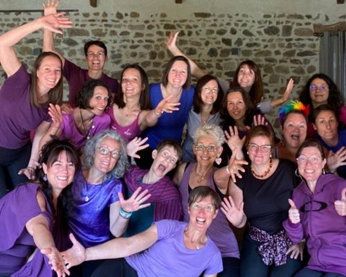 Laurence Thibaud en formation réflexes archaïques
